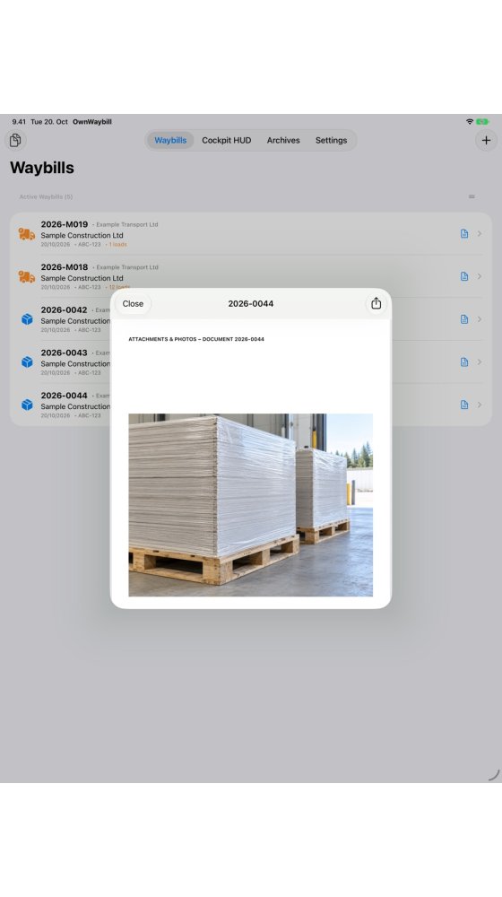 iPad — Photo attachment