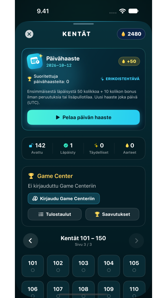 Valitse seuraava tehtävä