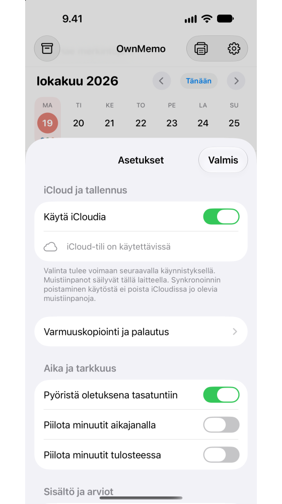 Pastelliteemat ja vaihtoehtoiset ikonit