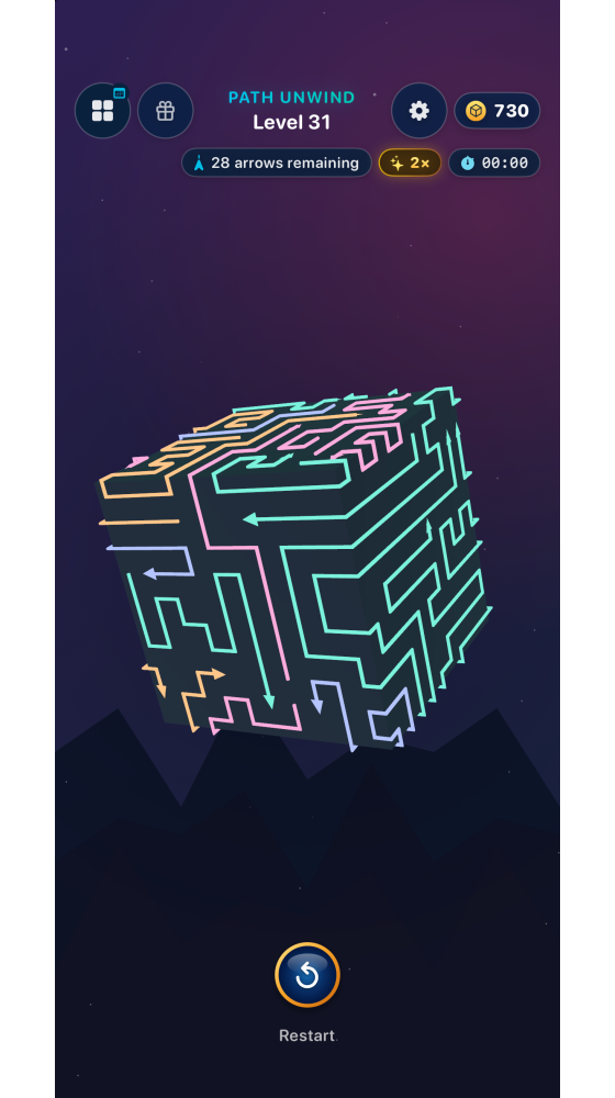 Earn themes and backgrounds by playing