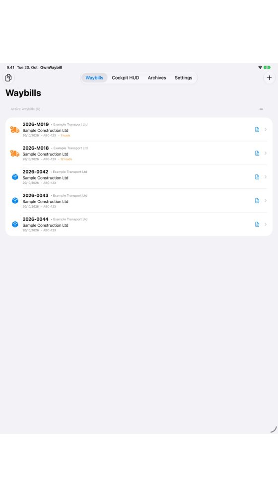 iPad — Active documents